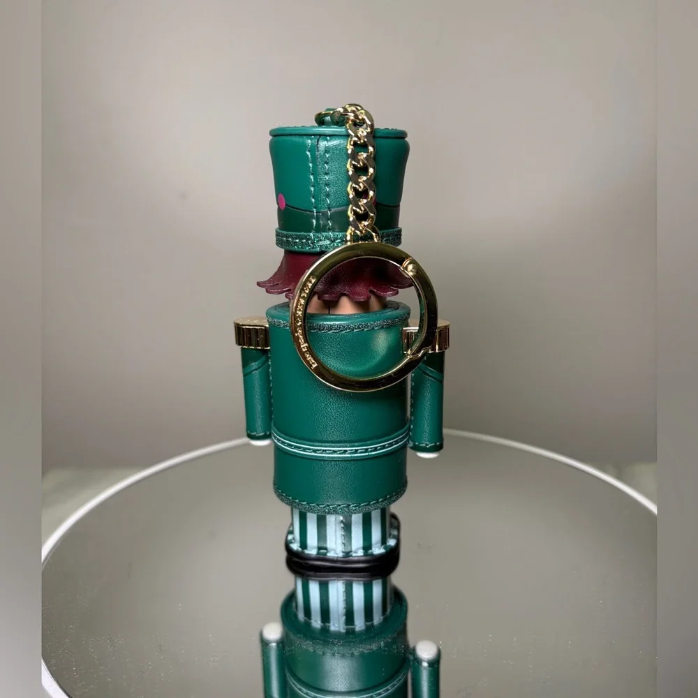 Kate Spade Oh What Fun 3D Nutcracker Keyholder Fob Bag Charm EUC - Picture 3 of 5